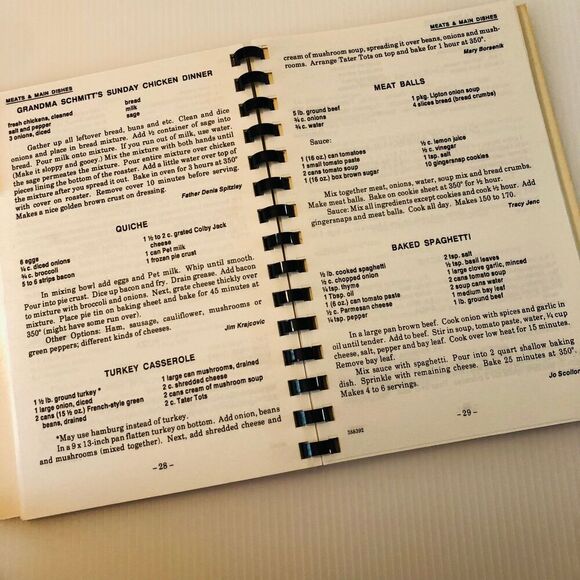 Vintage Cookbook "Seasoned Love St. Joseph Church"  Owosso, MI - Picture 4 of 7